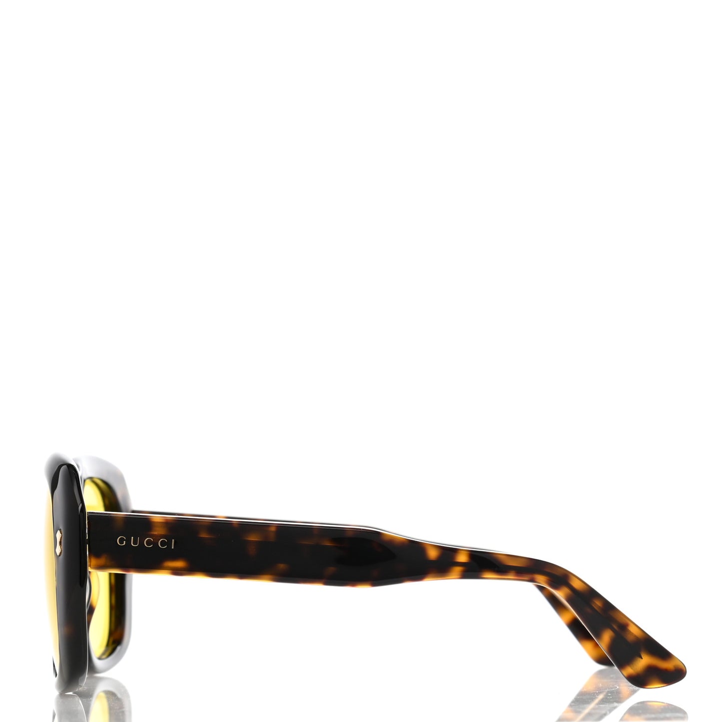 Acetate GG0049S Sunglasses Tortoise Yellow