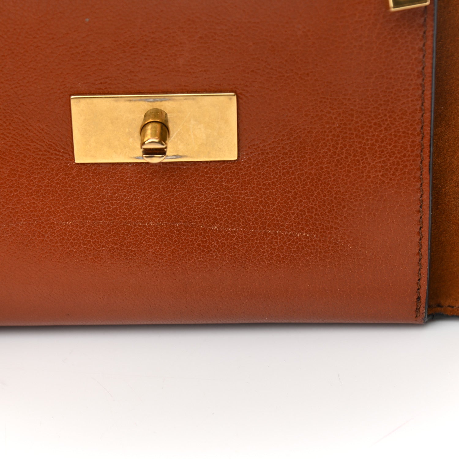 Givenchy Goatskin Suede Small GV3 Shoulder Bag Amber Mastic 12 of 20