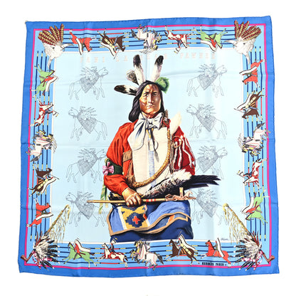 Hermes Silk Pani La Shar Pawnee Scarf 90 1 of 3