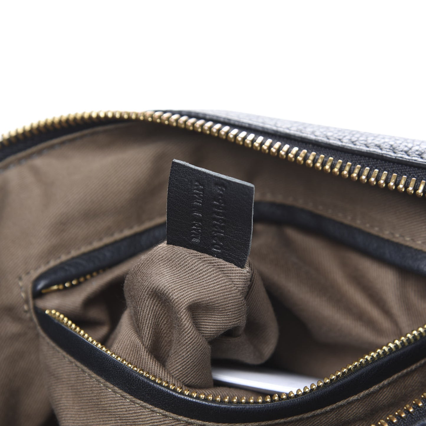 Calfskin Medium Marcie Satchel Black