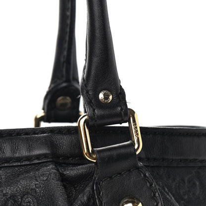 Gucci Guccissima Medium Sukey Top Handle Tote Black 15 of 17