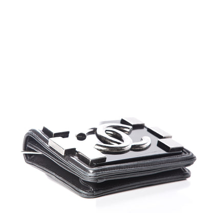 Chanel Plexiglass Lambskin Mini Boy Brick Flap Black 4 of 12