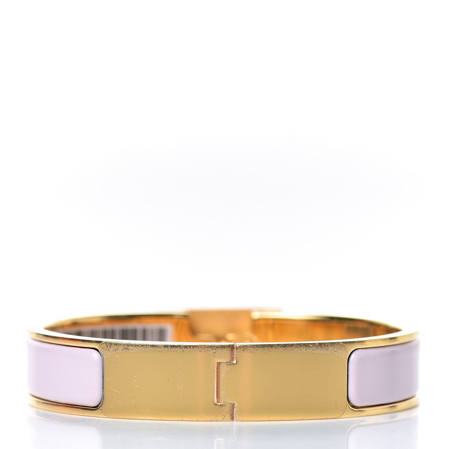 Hermes Enamel Clic Anneau Bracelet PM Rose Dragee 3 of 6