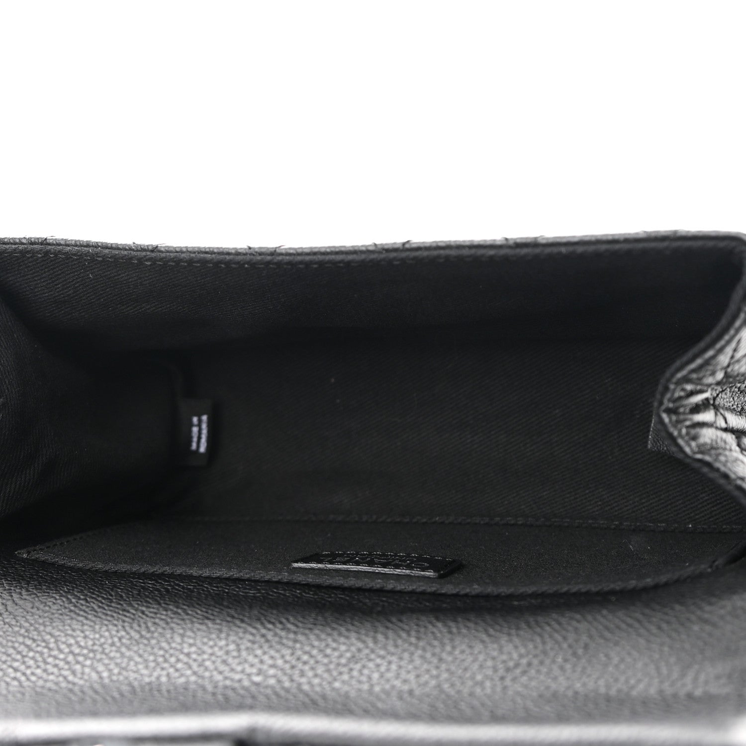 Chanel Grained Calfskin Quilted 2.55 Reissue Flap Belt Bag Clutch Black 4 of 11