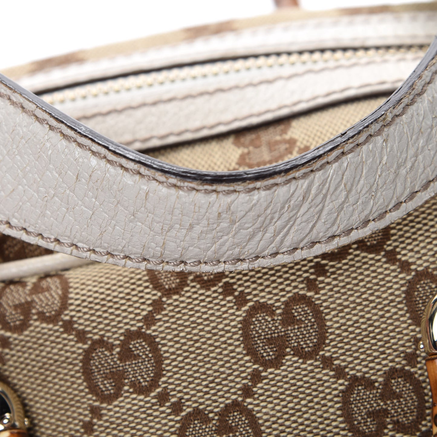 Monogram Bamboo Boston Off White
