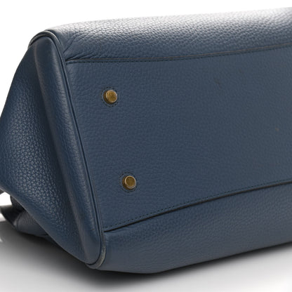 Mulberry Heavy Grain Small Belted Bayswater Tote Blue 9 of 15