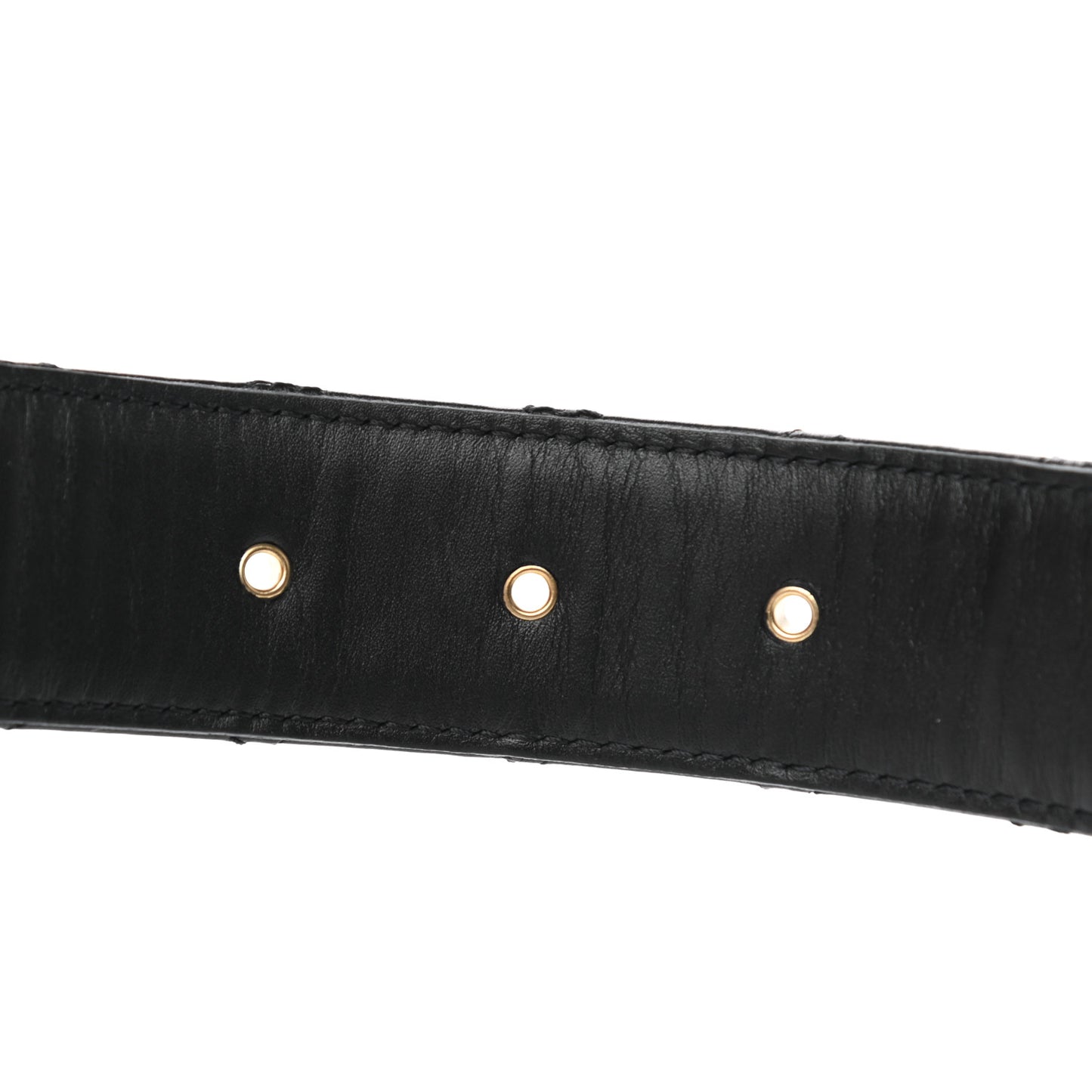 Lambskin Quilted CC Chain Belt 85 34 Black