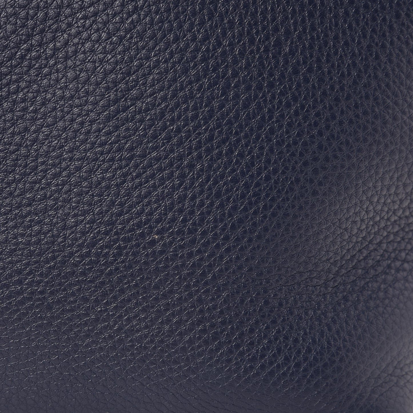 Grained Calfskin Rockstud Shoulder Tote Marine