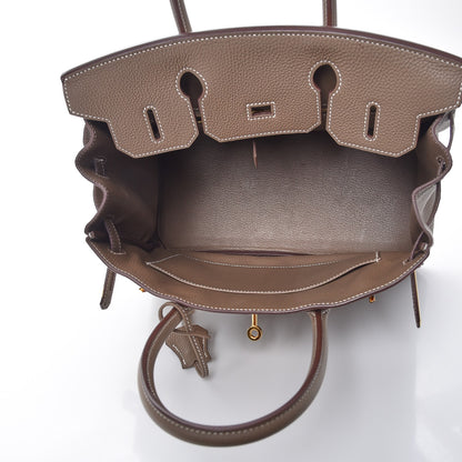 Hermes Togo Birkin 30 Etoupe 8 of 38