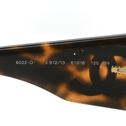 Chanel Oval Sunglasses 6022-Q Tortoise 6 of 8