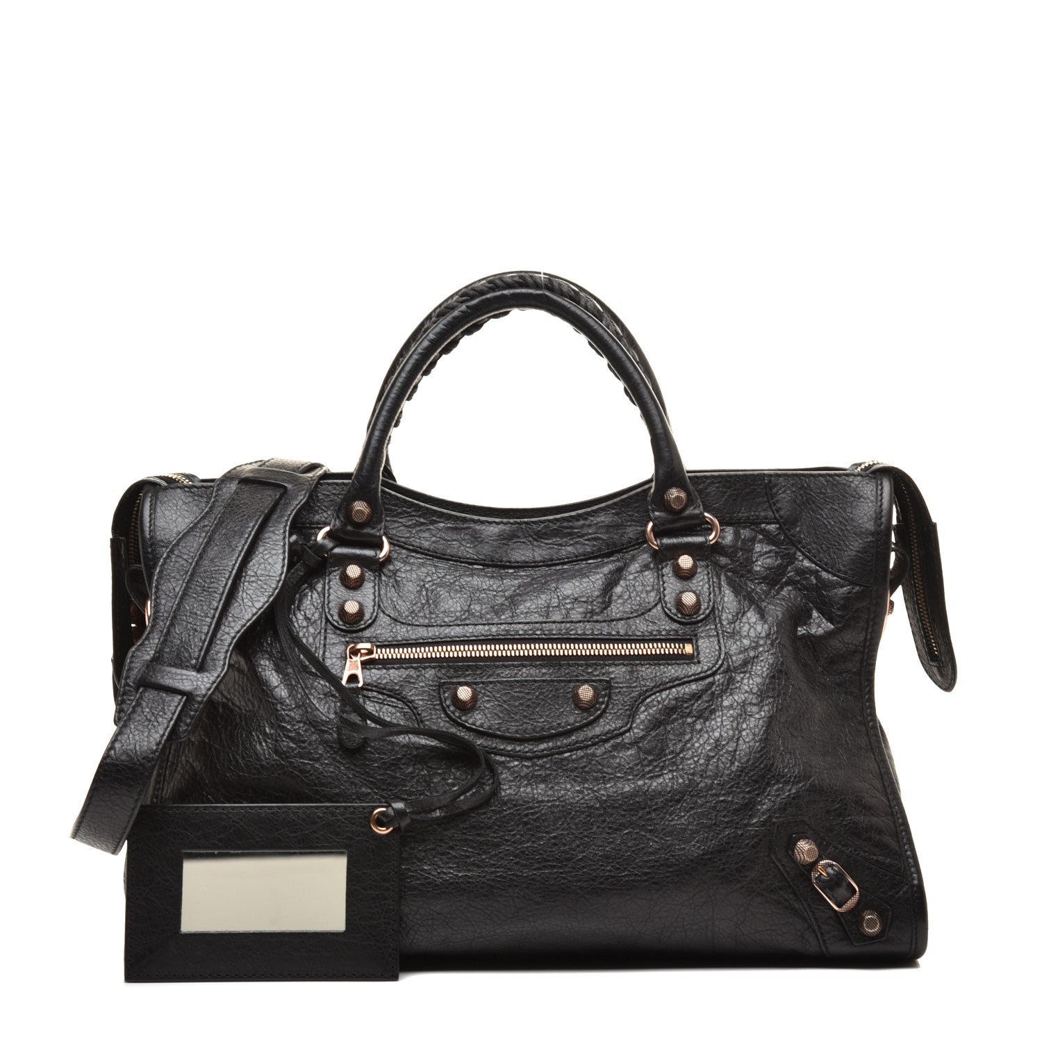 Balenciaga Agneau Giant 12 Rose Gold Hardware City Black 1 of 9