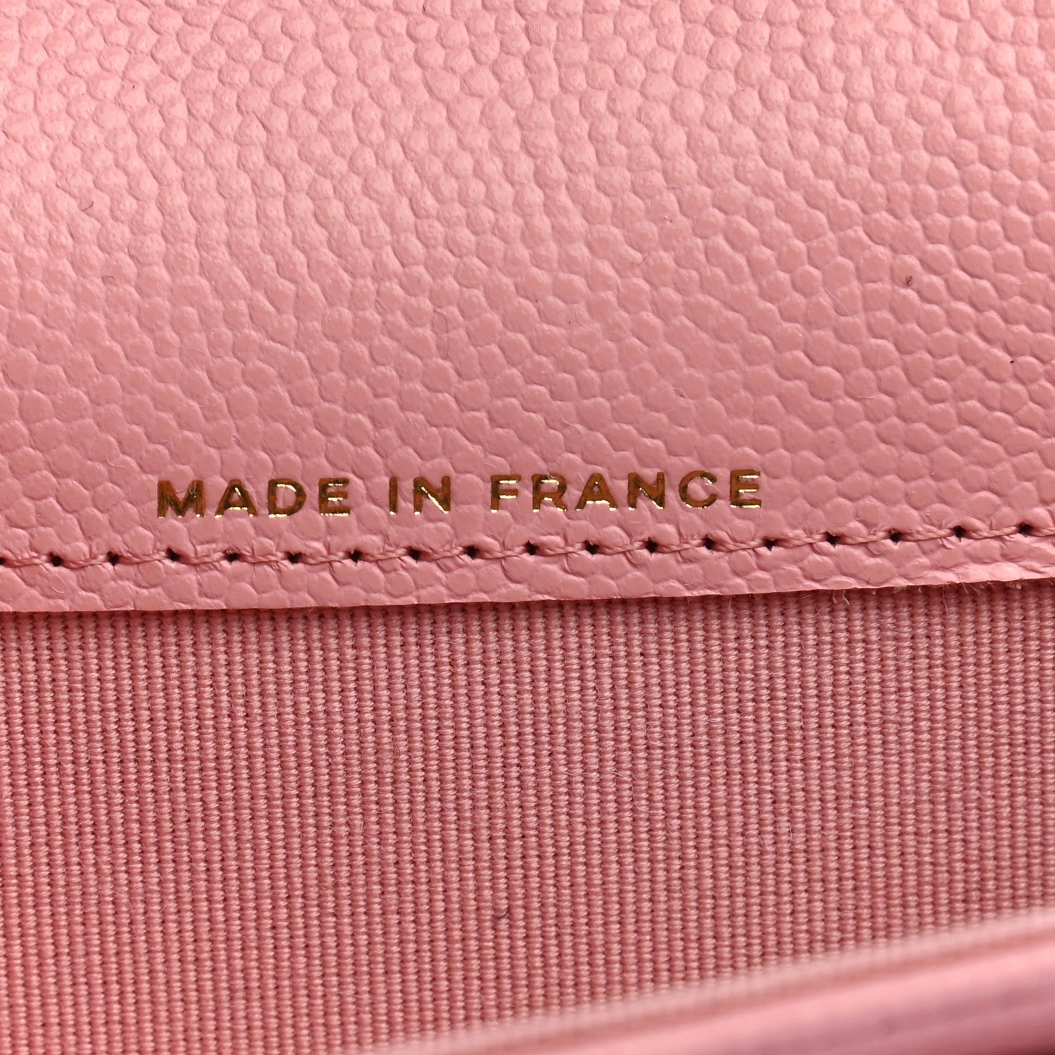 Chanel Caviar Quilted Flap Card Holder Wallet Light Pink 7 of 8