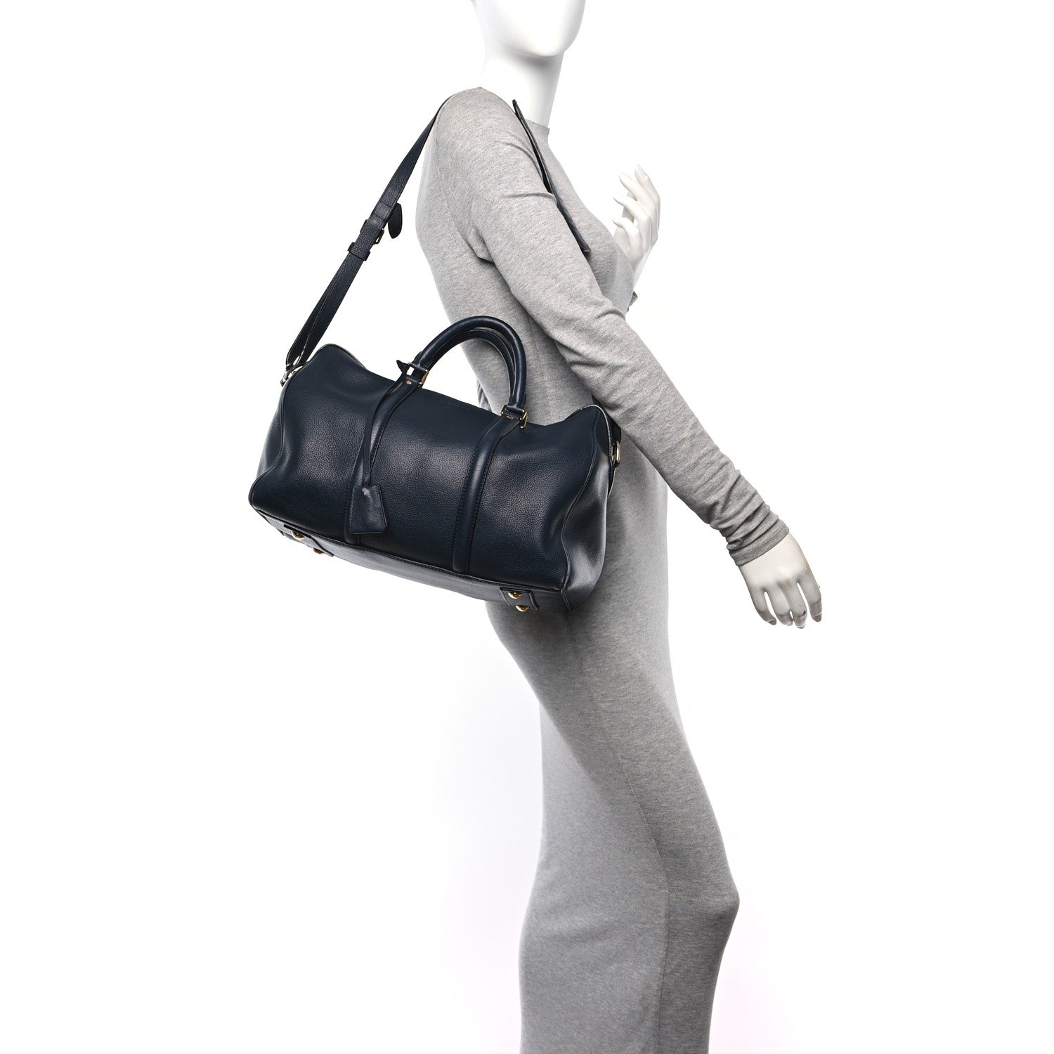 Louis Vuitton Veau Cachemire SC Bag MM Cobalt 2 of 12