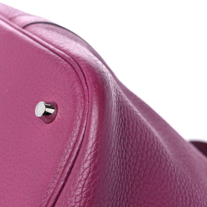 Hermes Taurillon Clemence Picotin Lock 26 GM Anemone 11 of 17