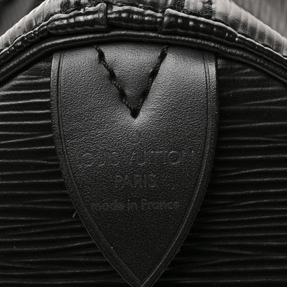 Louis Vuitton Epi Speedy 30 Black 6 of 9