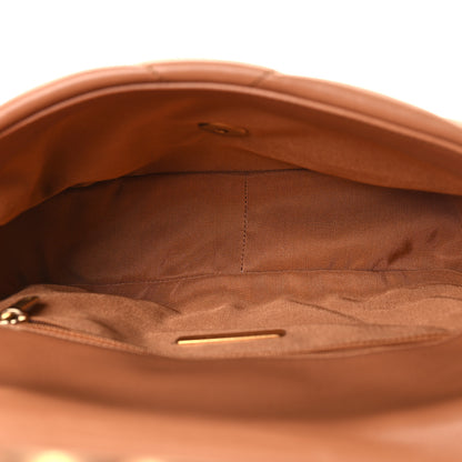 Chanel Lambskin Quilted Medium Chanel 19 Flap Brown 5 of 11