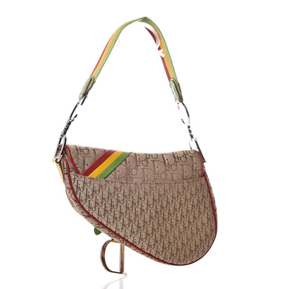 Christian Dior Monogram Rasta Saddle Bag Beige 3 of 10