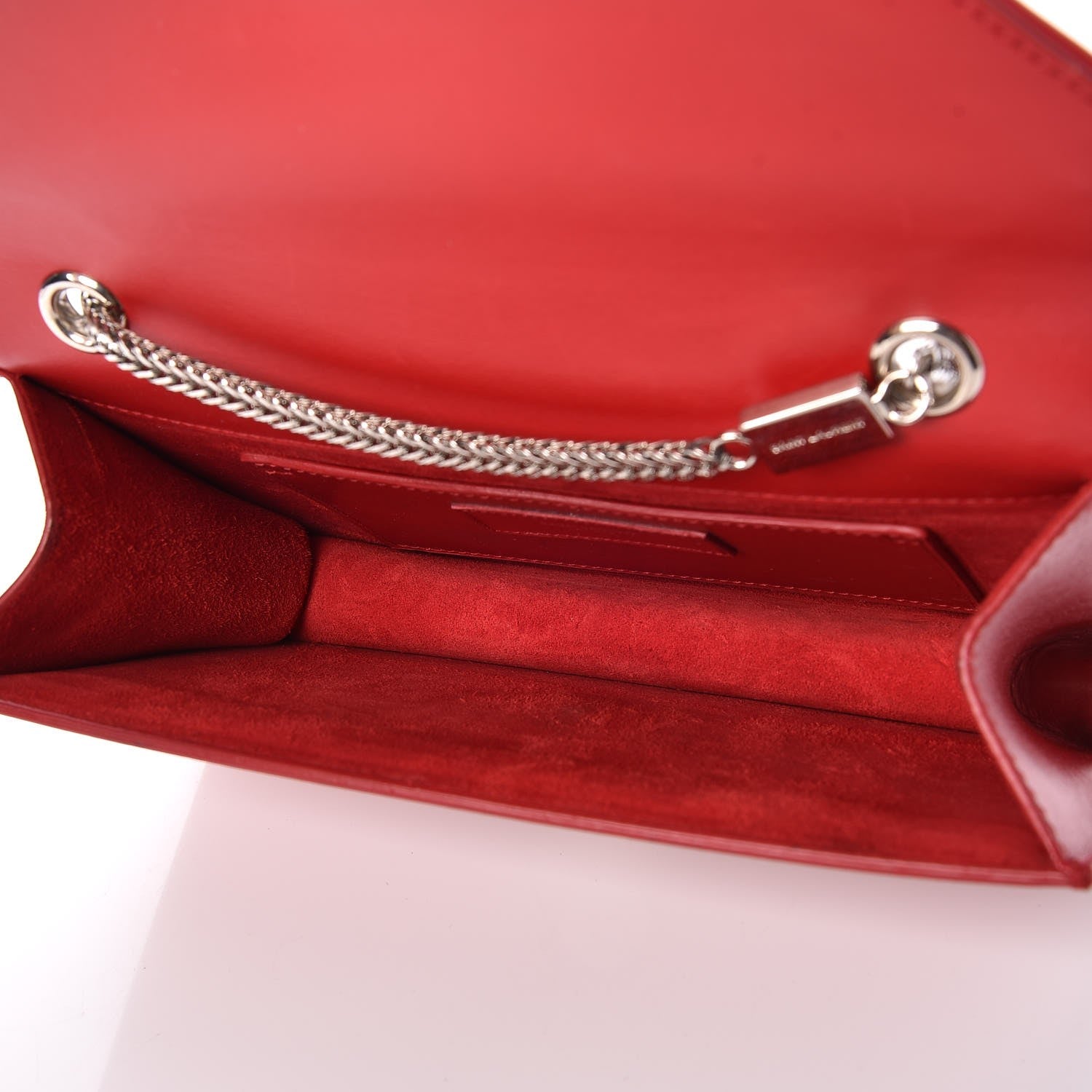 Saint Laurent Calfskin Studded Small Betty Red 5 of 7