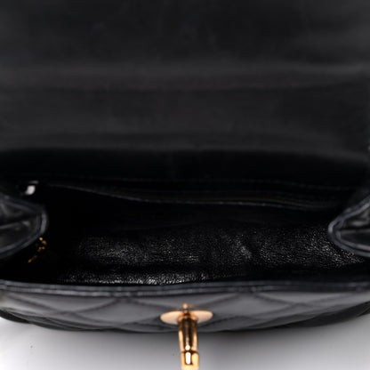 Chanel Lambskin Quilted Flap Waist Belt Bag Black 4 of 4