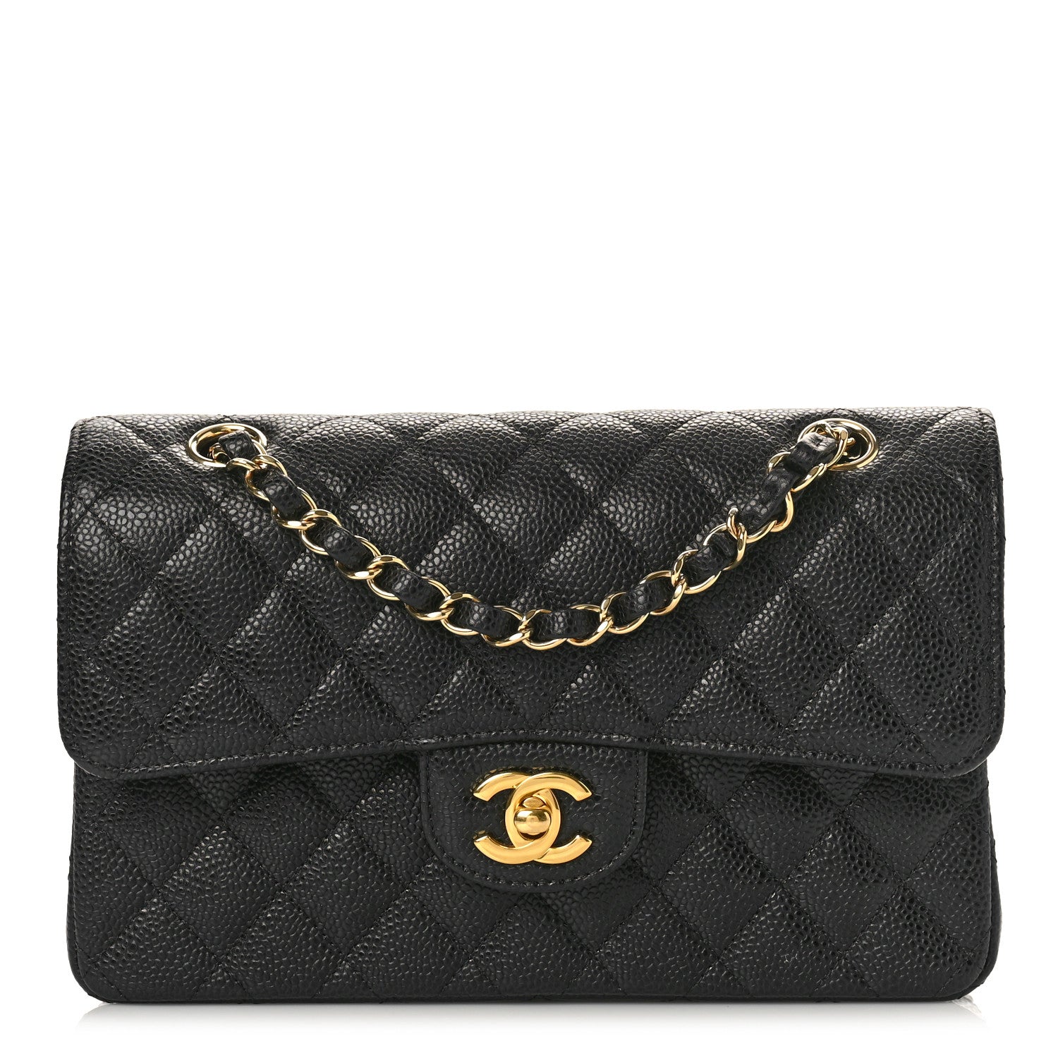 Chanel Caviar Quilted Small Double Flap Black 1 of 9