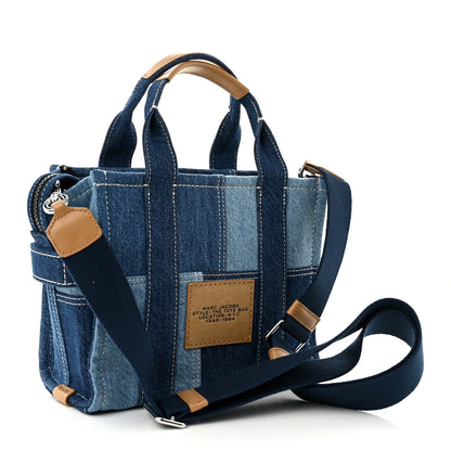 Marc Jacobs Denim Canvas Small Tote Bag Blue 3 of 9