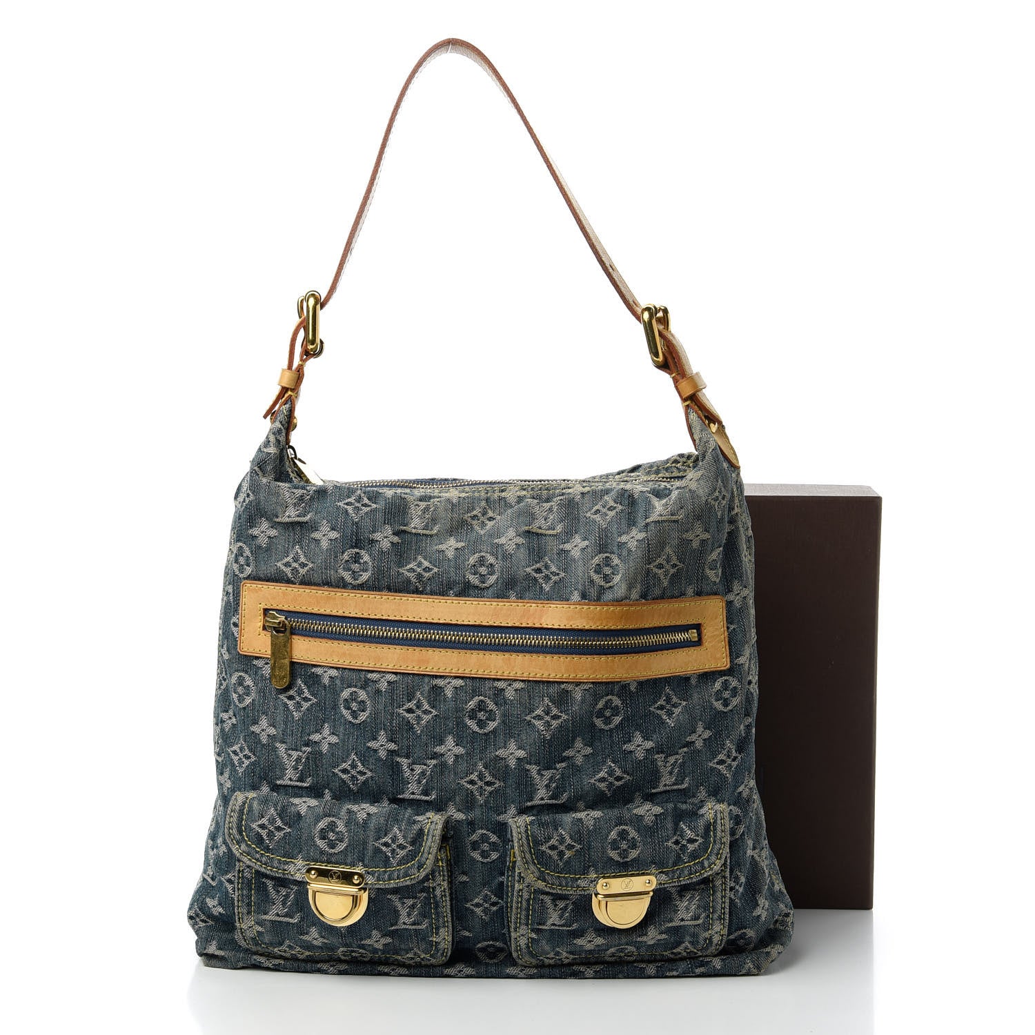 Louis Vuitton Denim Baggy GM Blue 10 of 10