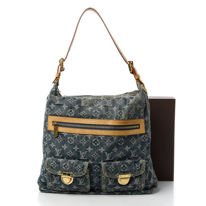 Louis Vuitton Denim Baggy GM Blue 10 of 10