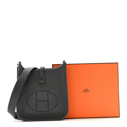 Hermes Taurillon Clemence Evelyne TPM Ardoise 11 of 11