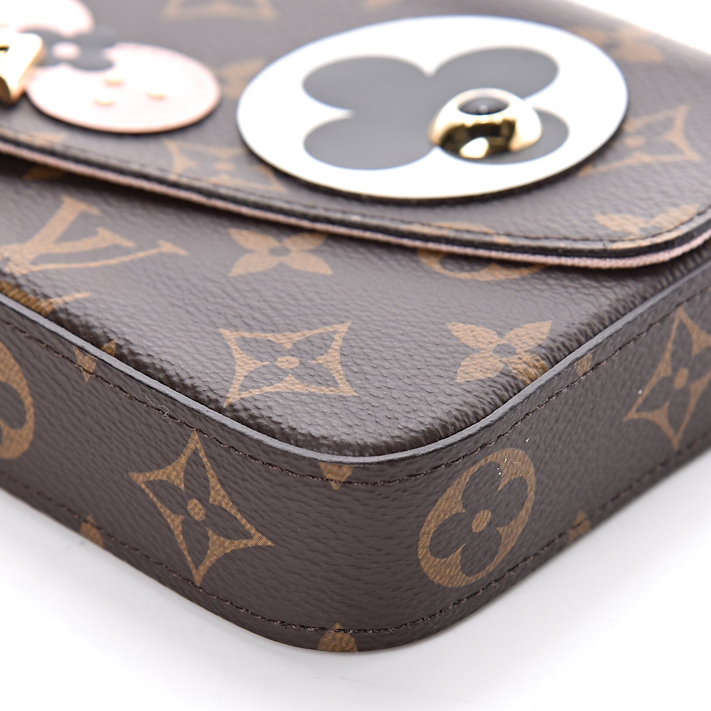 Monogram Valentine Dog Pochette Felicie Chain Wallet