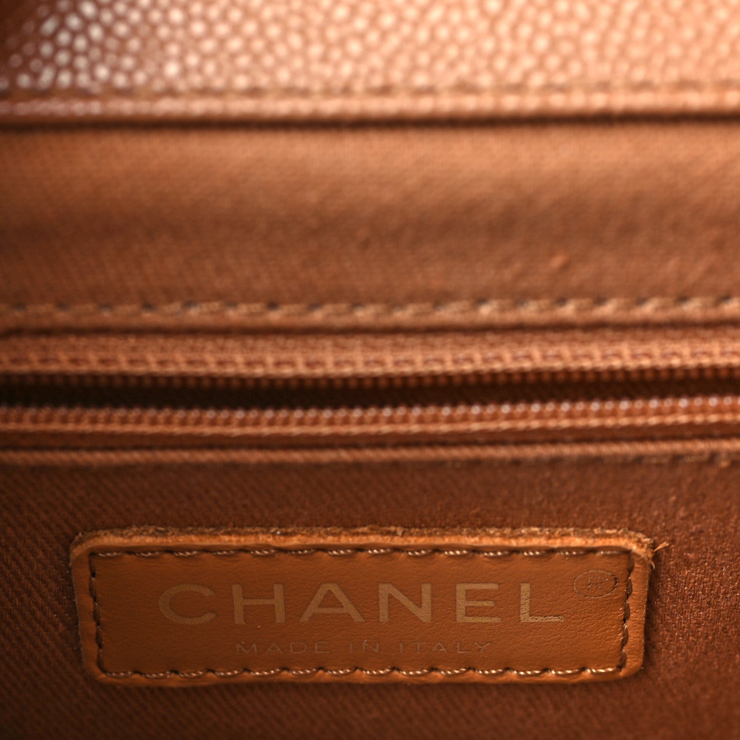 Chanel Caviar Quilted Medium Business Affinity Flap Brown 5 of 9