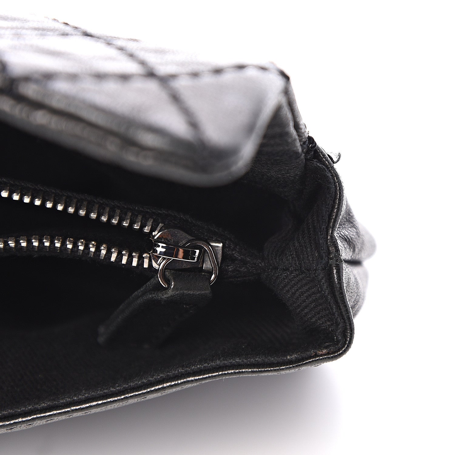 Chanel Lambskin Quilted 2.55 Reissue Pouch Black 7 of 10