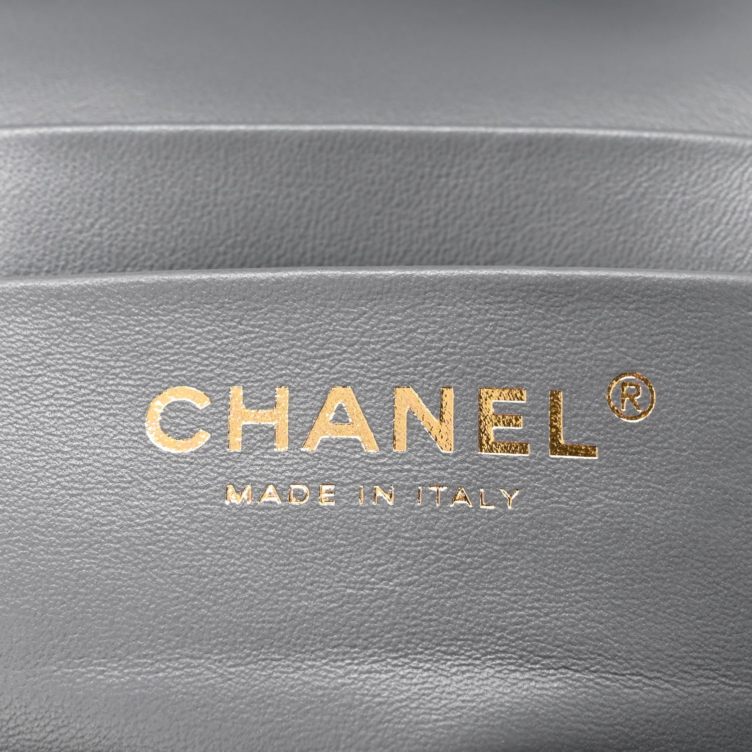 Chanel Shearling Lambskin Quilted Small Vanity Case Grey 6 of 10