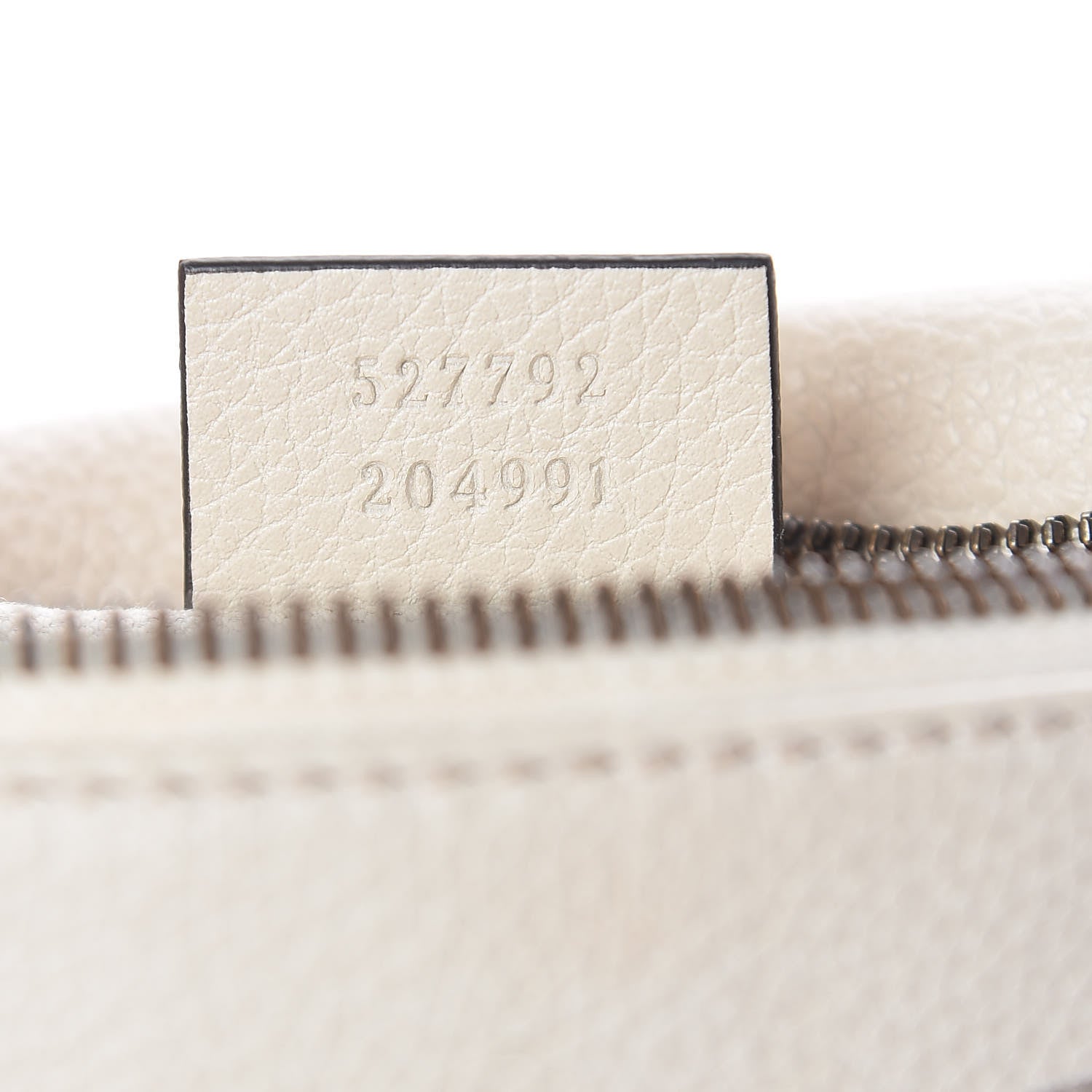 Gucci Grained Calfskin Small Logo Belt Bag White 7 of 10