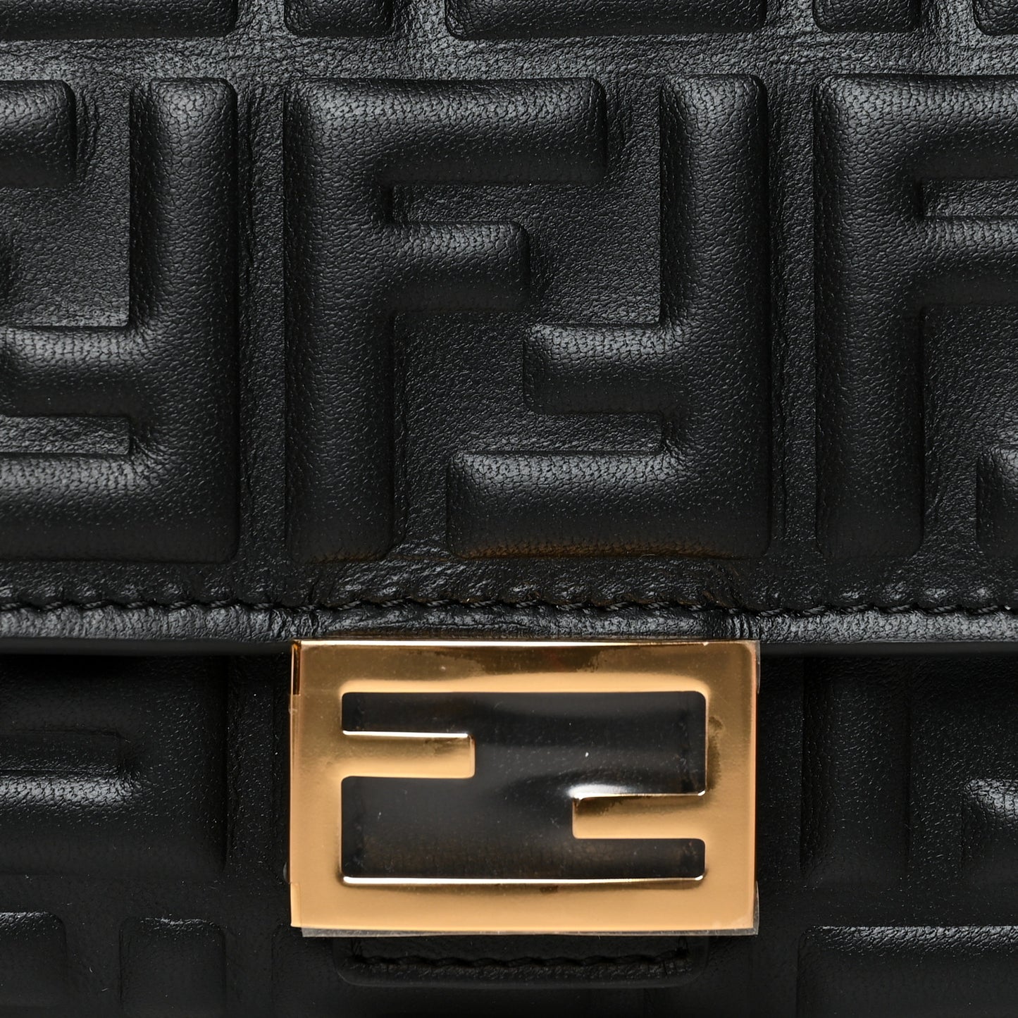 Nappa Matisse FF Embossed Continental Wallet Black