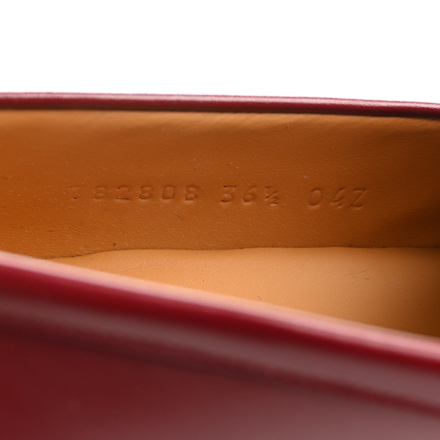 Ancora Calfskin Womens Horsebit Platform Loafers 36.5 Rosso