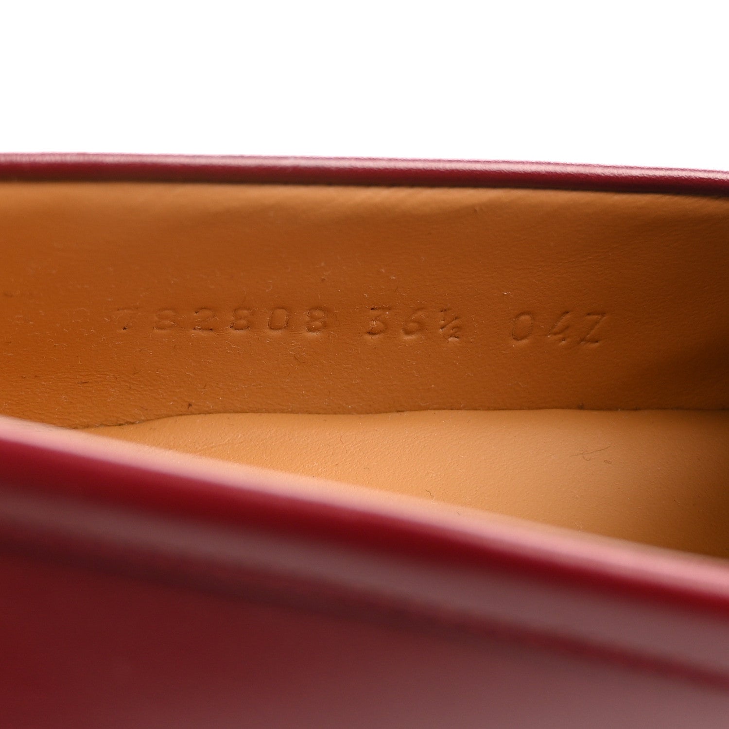 Gucci Ancora Calfskin Womens Horsebit Platform Loafers 36.5 Rosso 9 of 13
