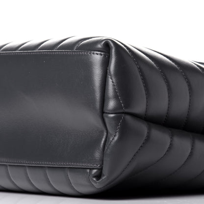 Saint Laurent Calfskin Y Quilted Monogram Medium Loulou Chain Satchel Smog 11 of 11