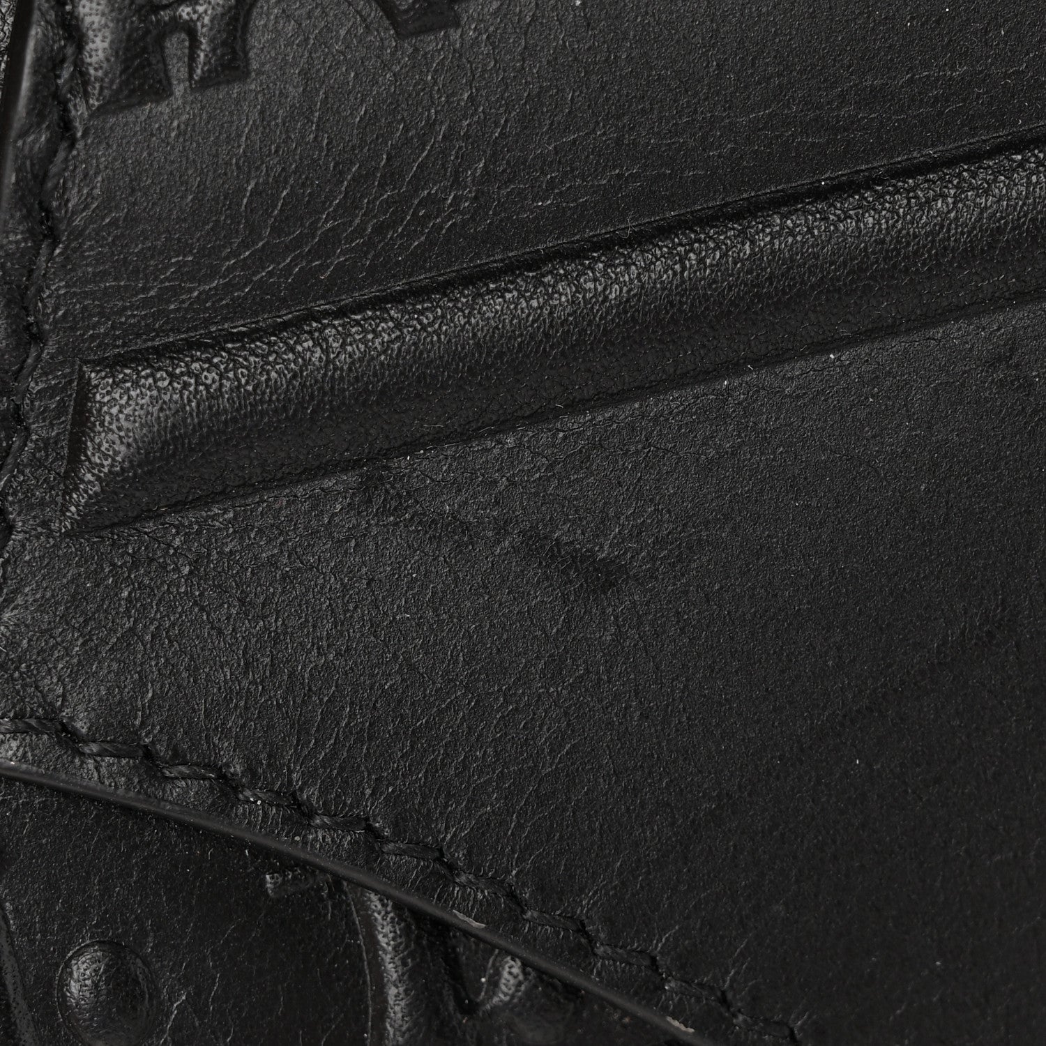 Christian Dior Calfskin Embossed Oblique Saddle Bag Black 16 of 16