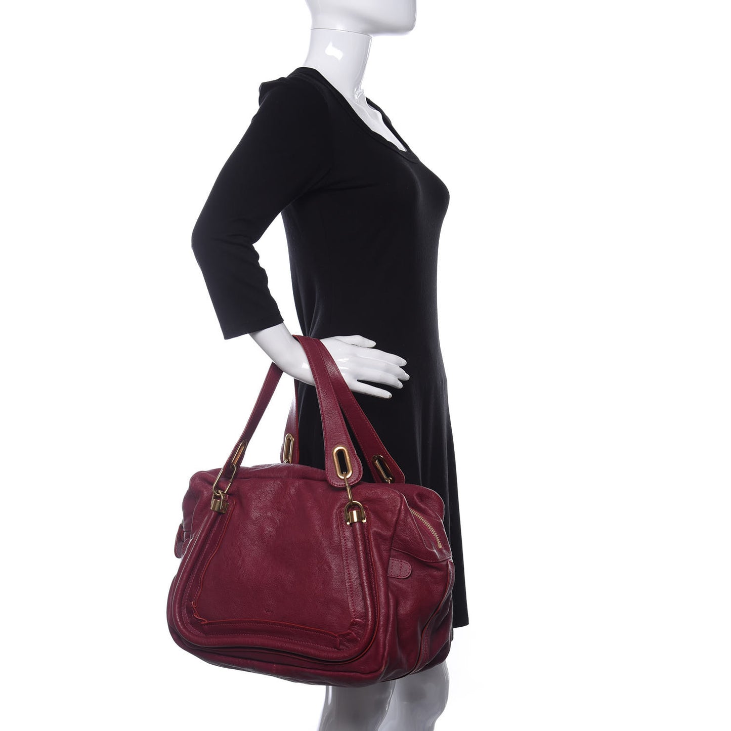 Calfskin Medium Paraty Cyclamen