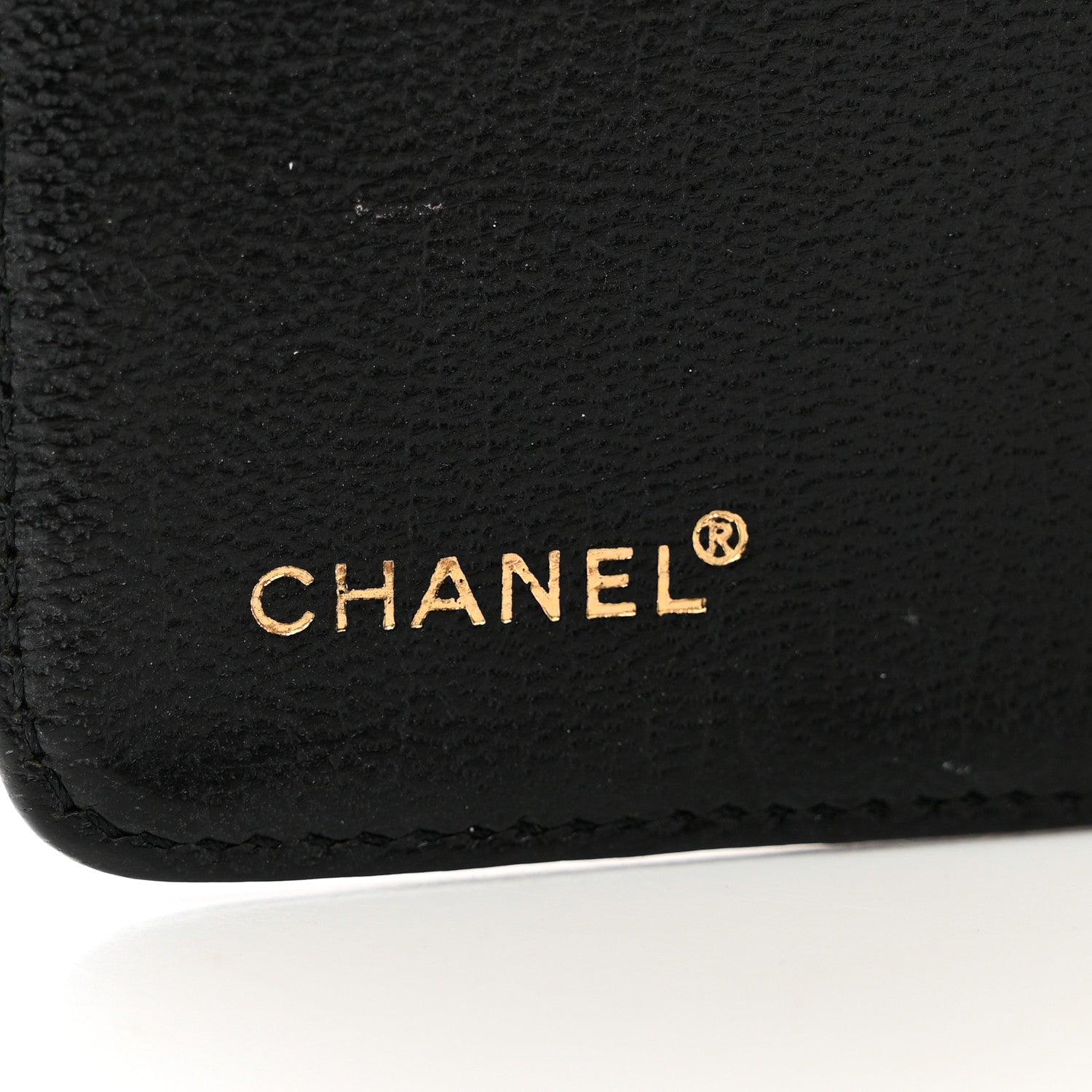 Chanel Goatskin Small Ring Agenda Planner Black 5 of 9