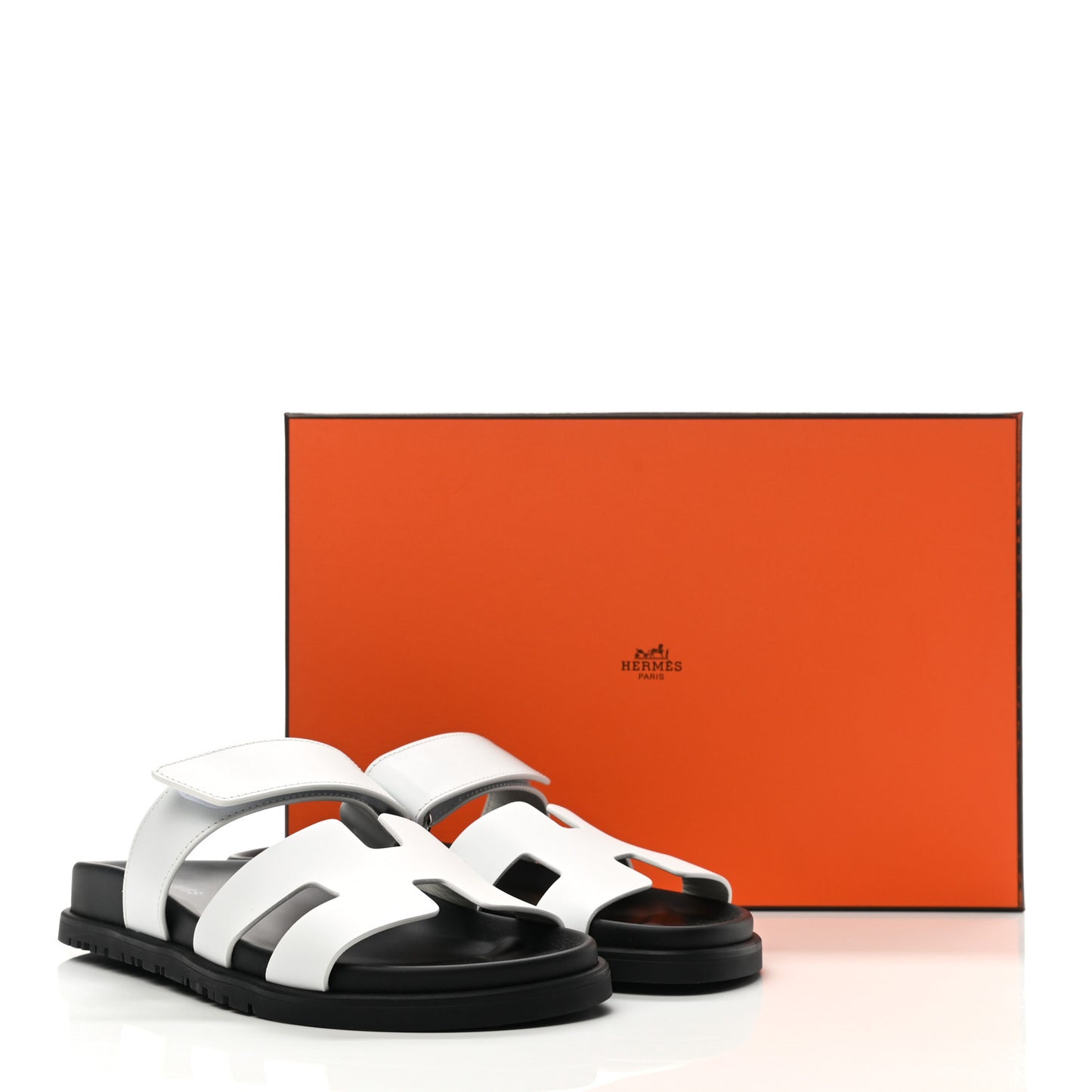 Calfskin Womens Chypre Sandals 36.5 White
