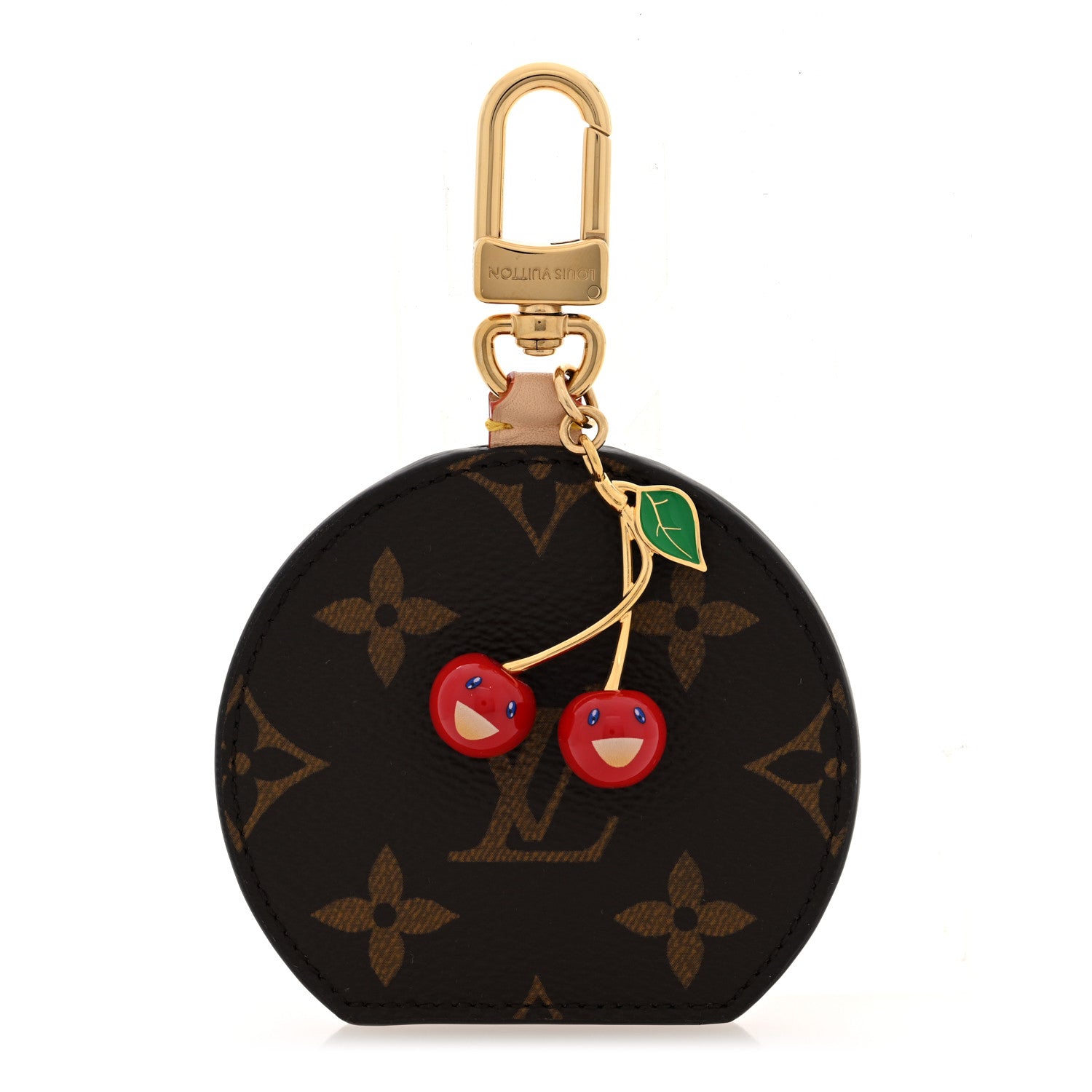 Louis Vuitton LV X TM Monogram Cerises Mini Mirror Bag Charm