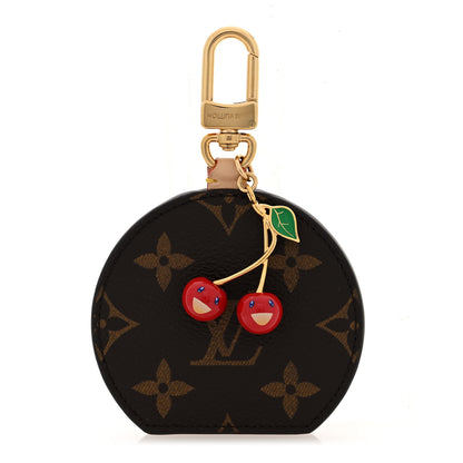 Louis Vuitton LV X TM Monogram Cerises Mini Mirror Bag Charm 1 of 3