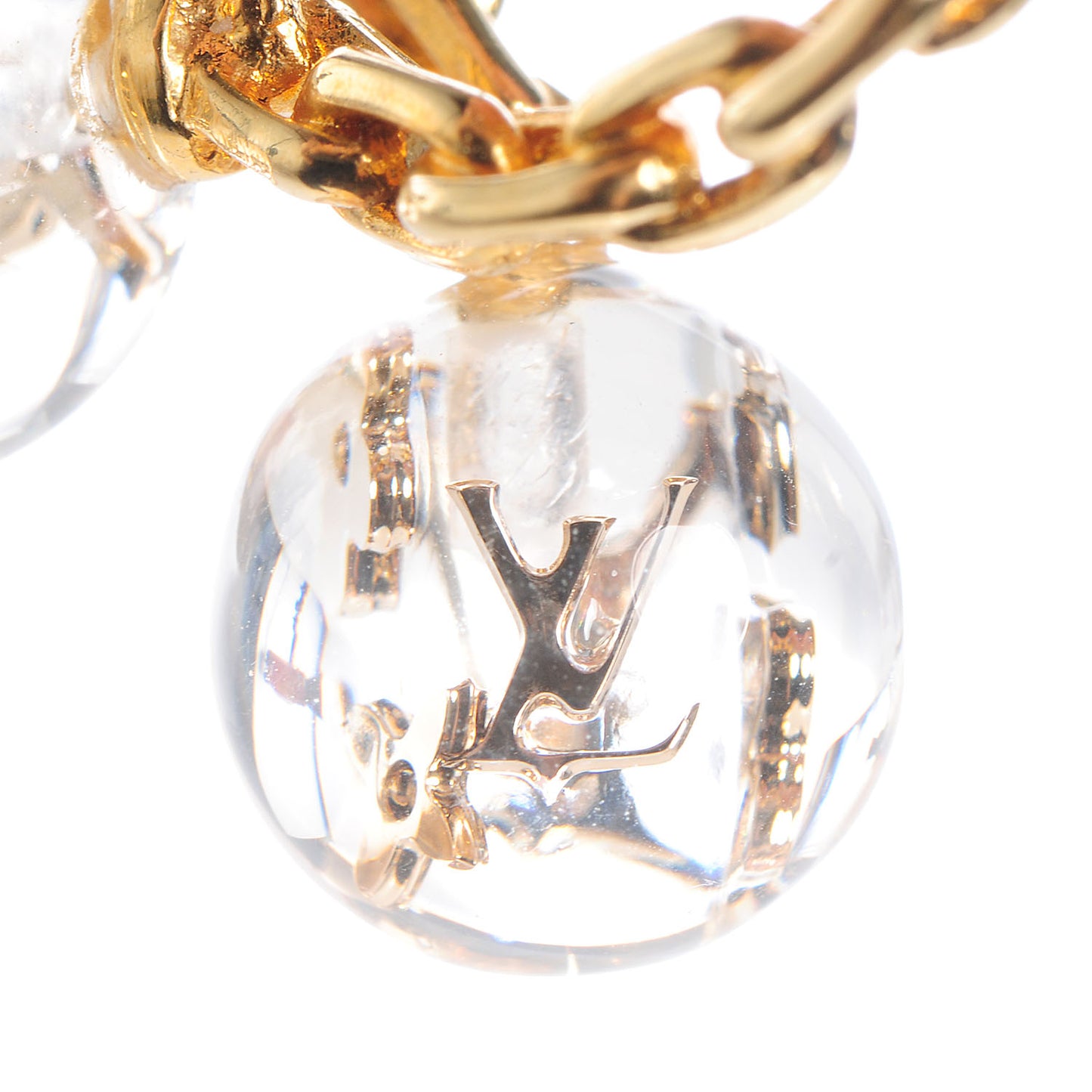 Monogram Inclusion Bubble Ring Gold Size 5