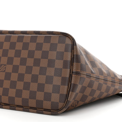 Louis Vuitton Damier Ebene Braided Neverfull MM Pink 10 of 11