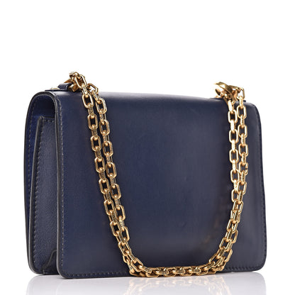 Christian Dior Calfskin J'Adior Chain Flap Bag Navy Blue 3 of 11