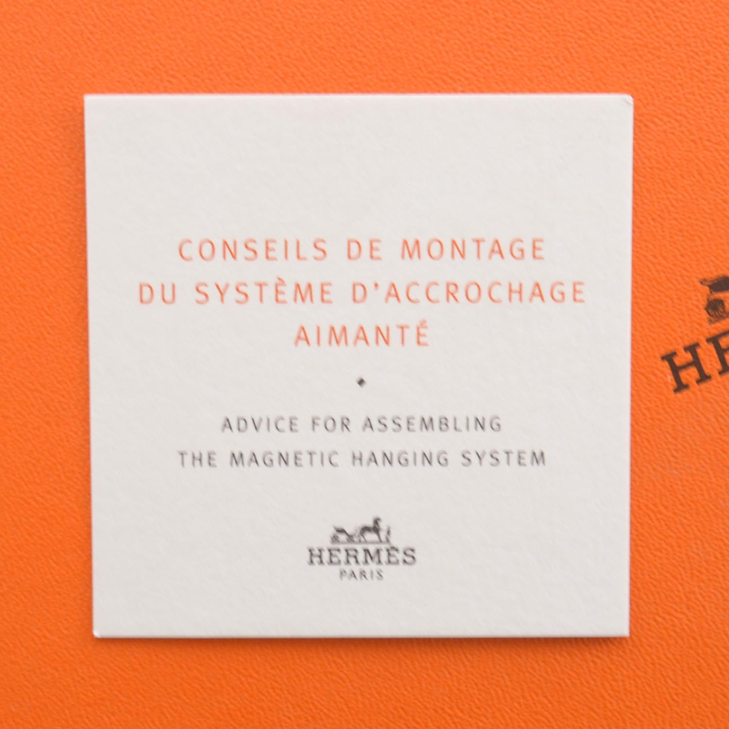 Hermes Stainless Steel Fixation Kit Scarf Hanging System 5 of 5