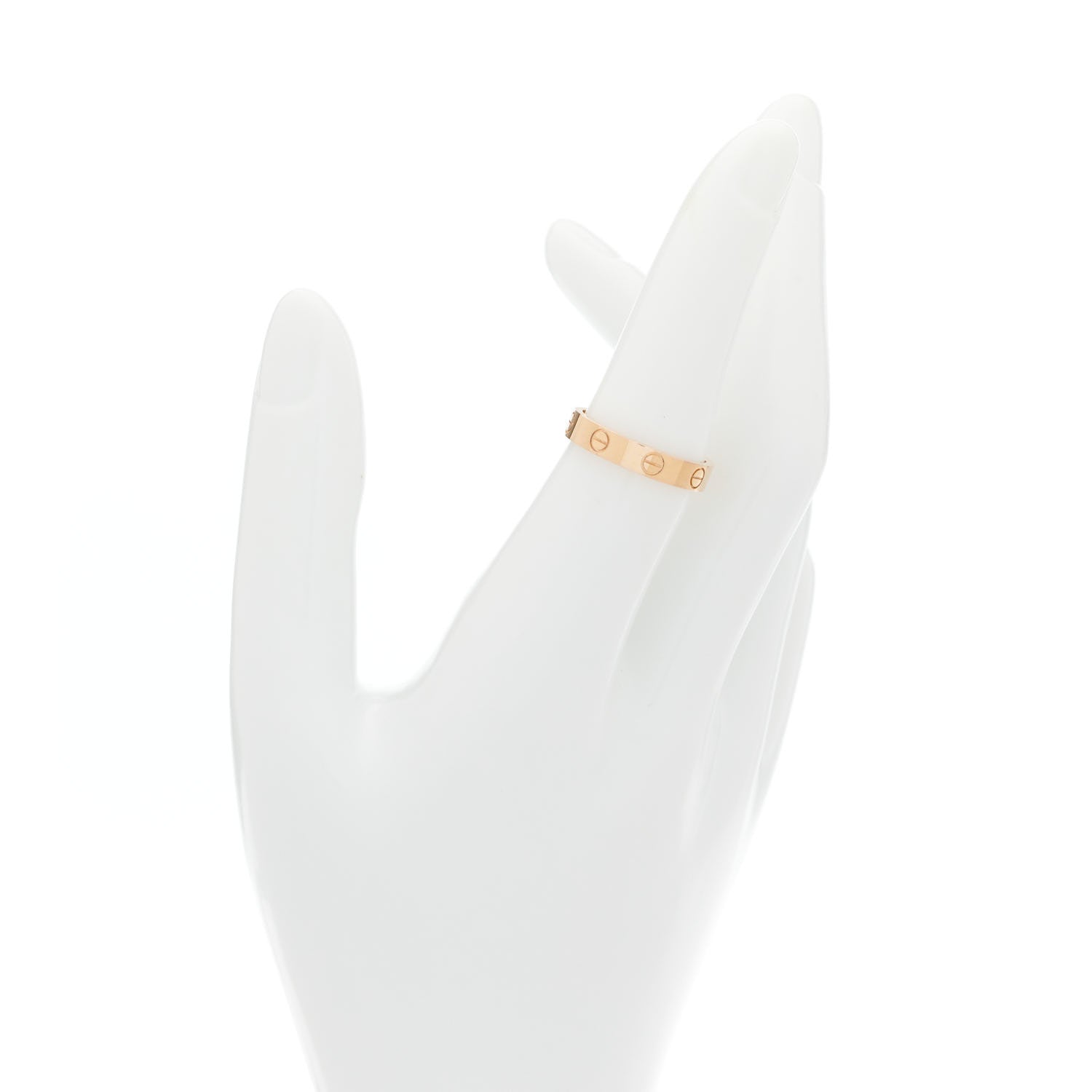 Cartier 18K Pink Gold 3.5mm LOVE Wedding Band Ring 53 6.25 4 of 10
