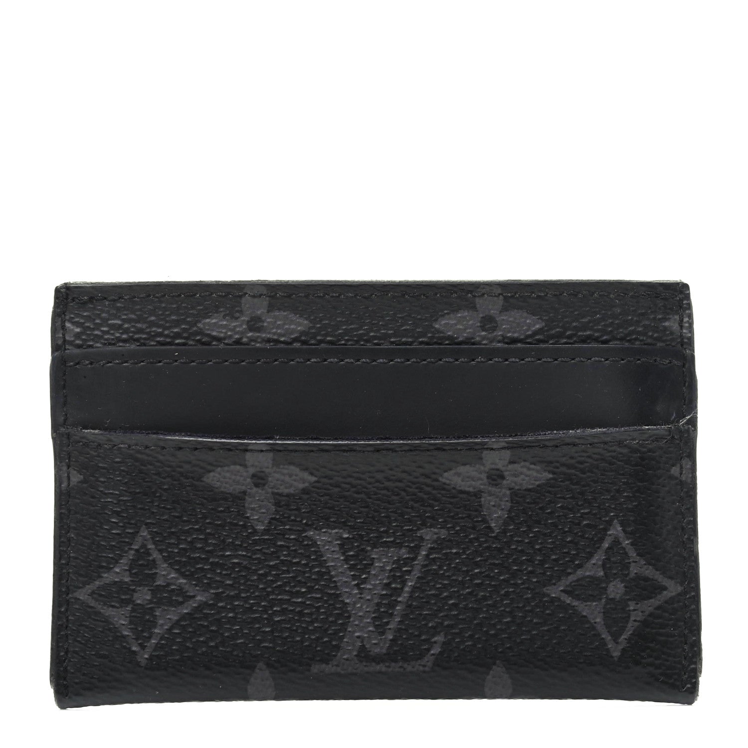 Louis Vuitton Monogram Eclipse Porte-Cartes Double Card Holder 1 of 8