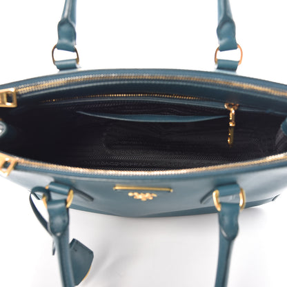 Prada Saffiano Lux Medium Galleria Double Zip Tote Ottanio 6 of 17